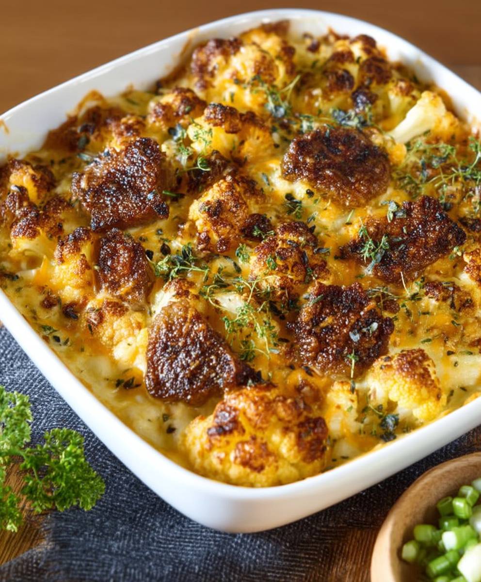 Gratin chou fleur facile