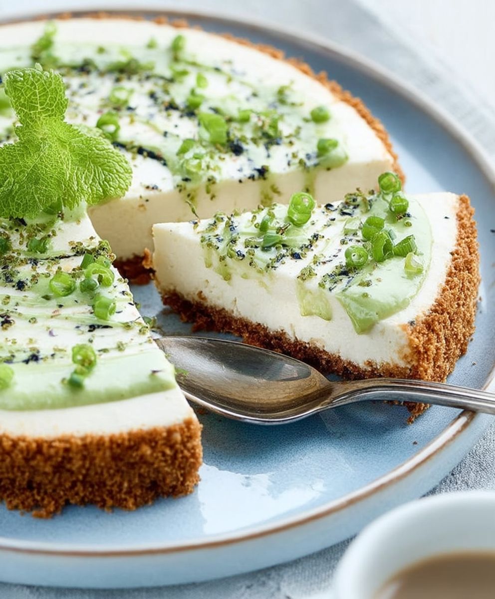 Cheesecake au vert