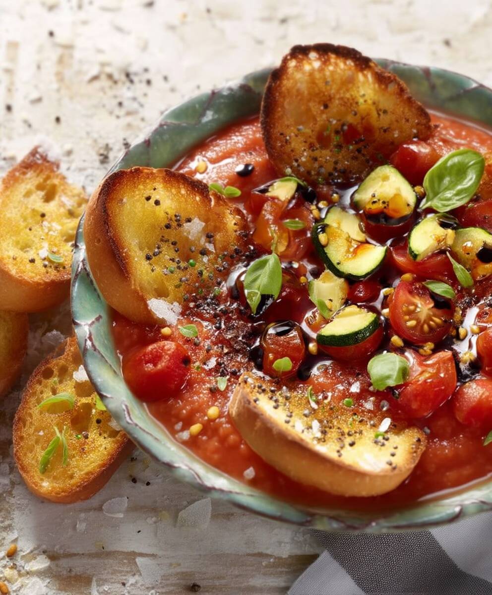 Soupe froide tomates