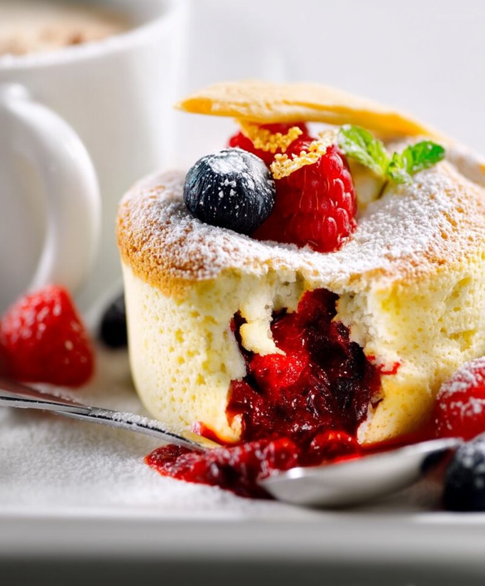 Soufflé fruits rouges
