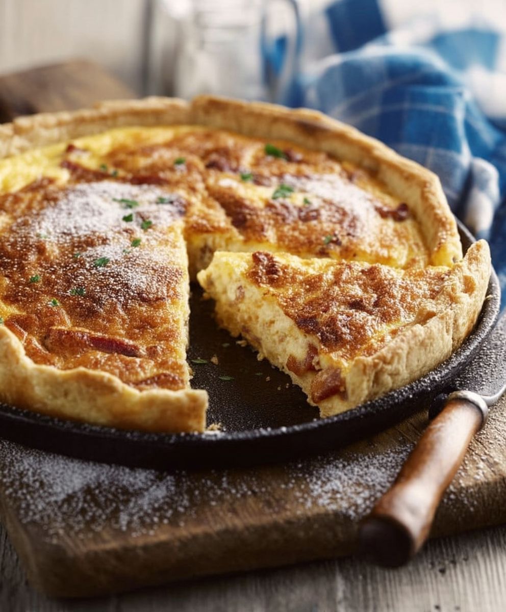 Quiche aux lardons facile