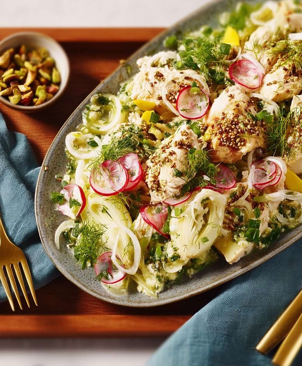 Salade fenouil poulet fraîcheur
