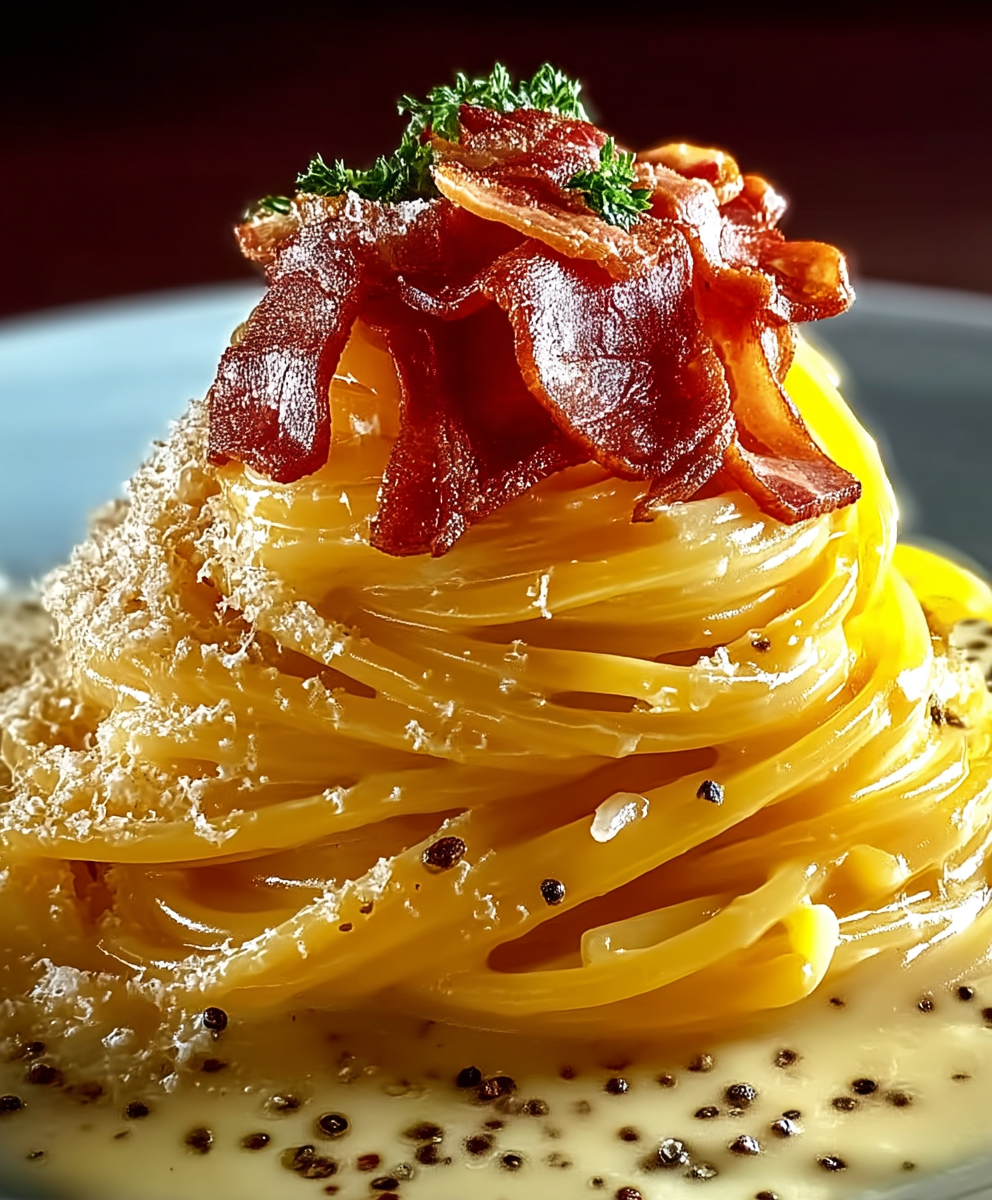 Pâtes carbonara italiennes