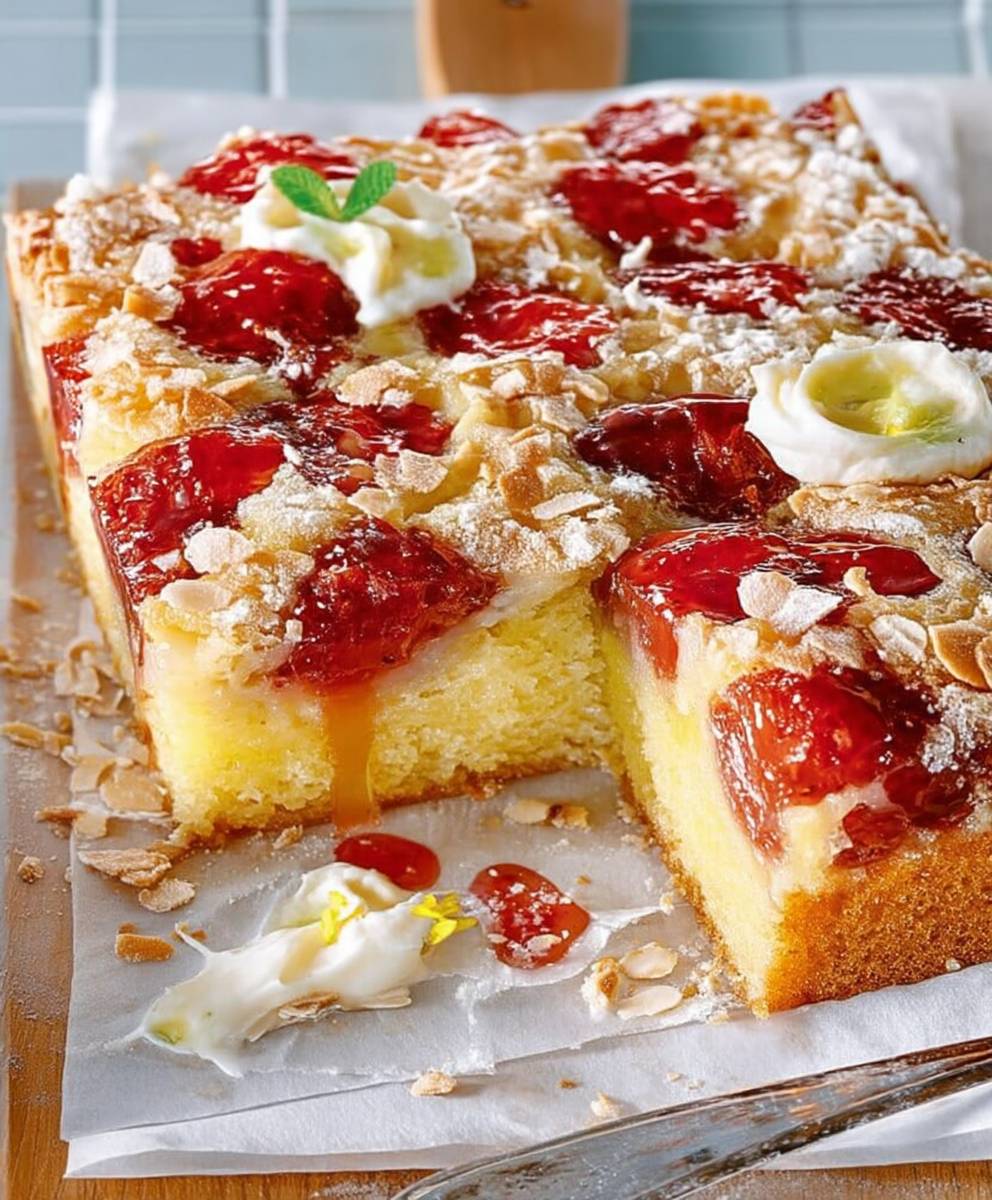 Gateau aux groseilles facile