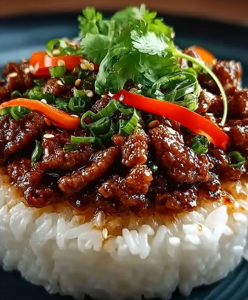 Boeuf croustillant au chili