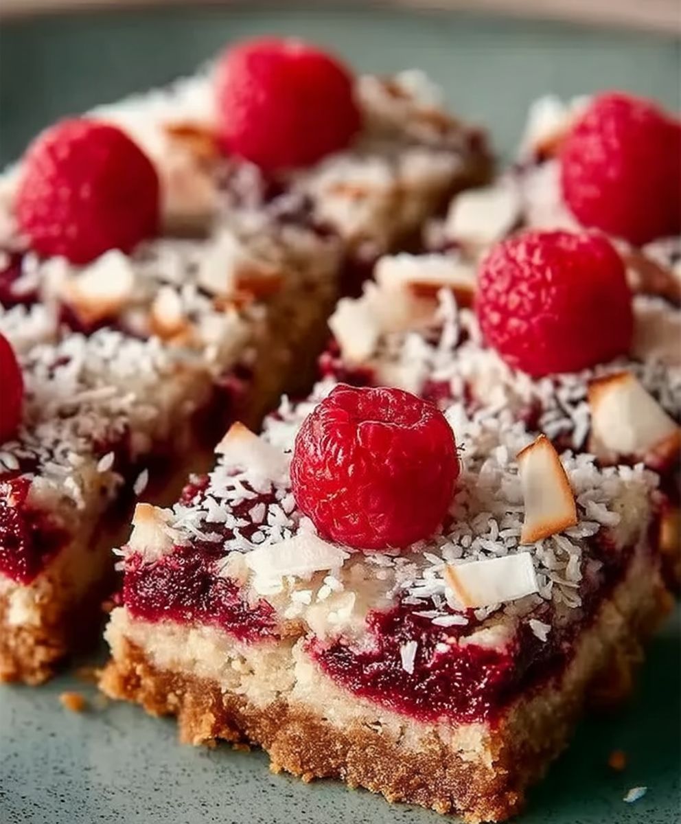 Barres magiques framboise coco
