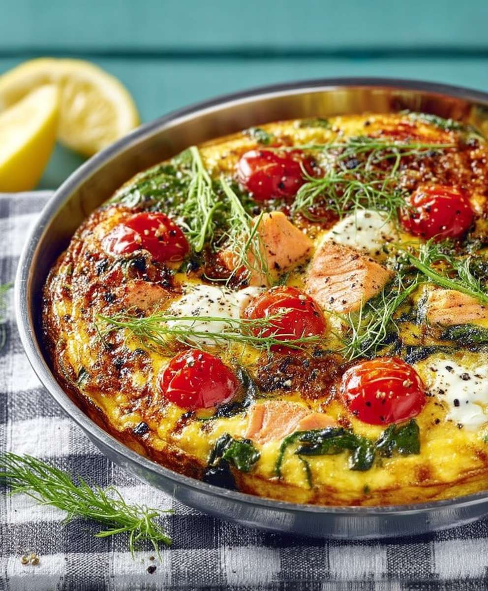 Frittata au saumon