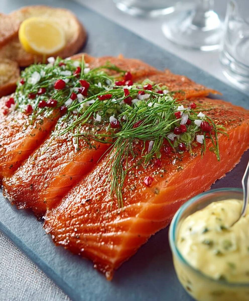 Saumon gravlax maison