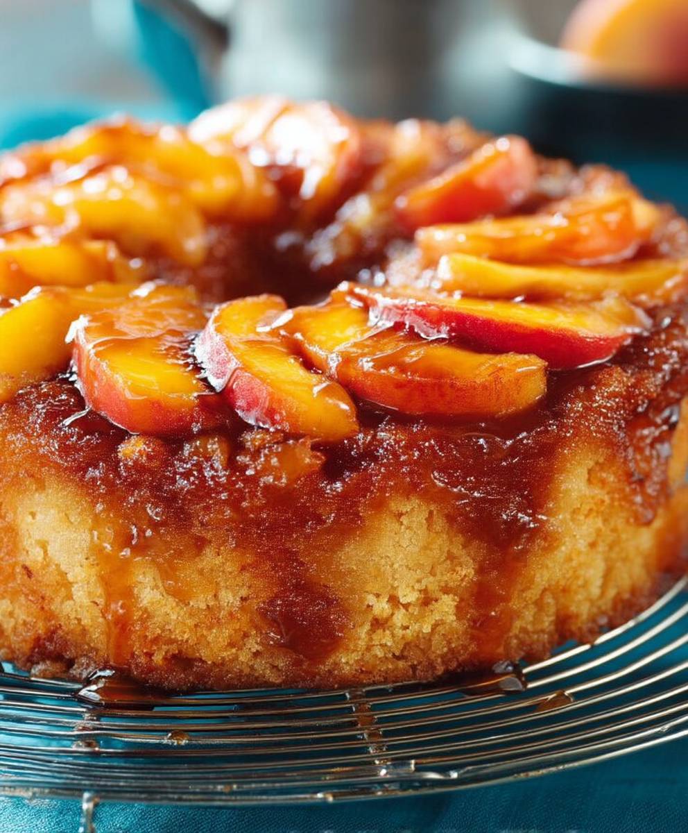 Tarte tatin aux pêches