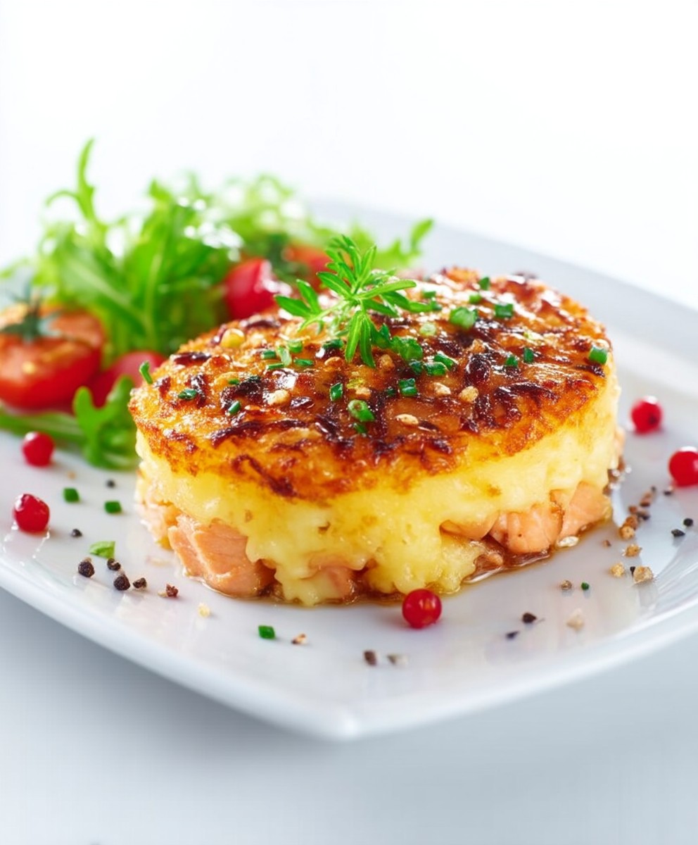 Parmentier saumon fumé léger