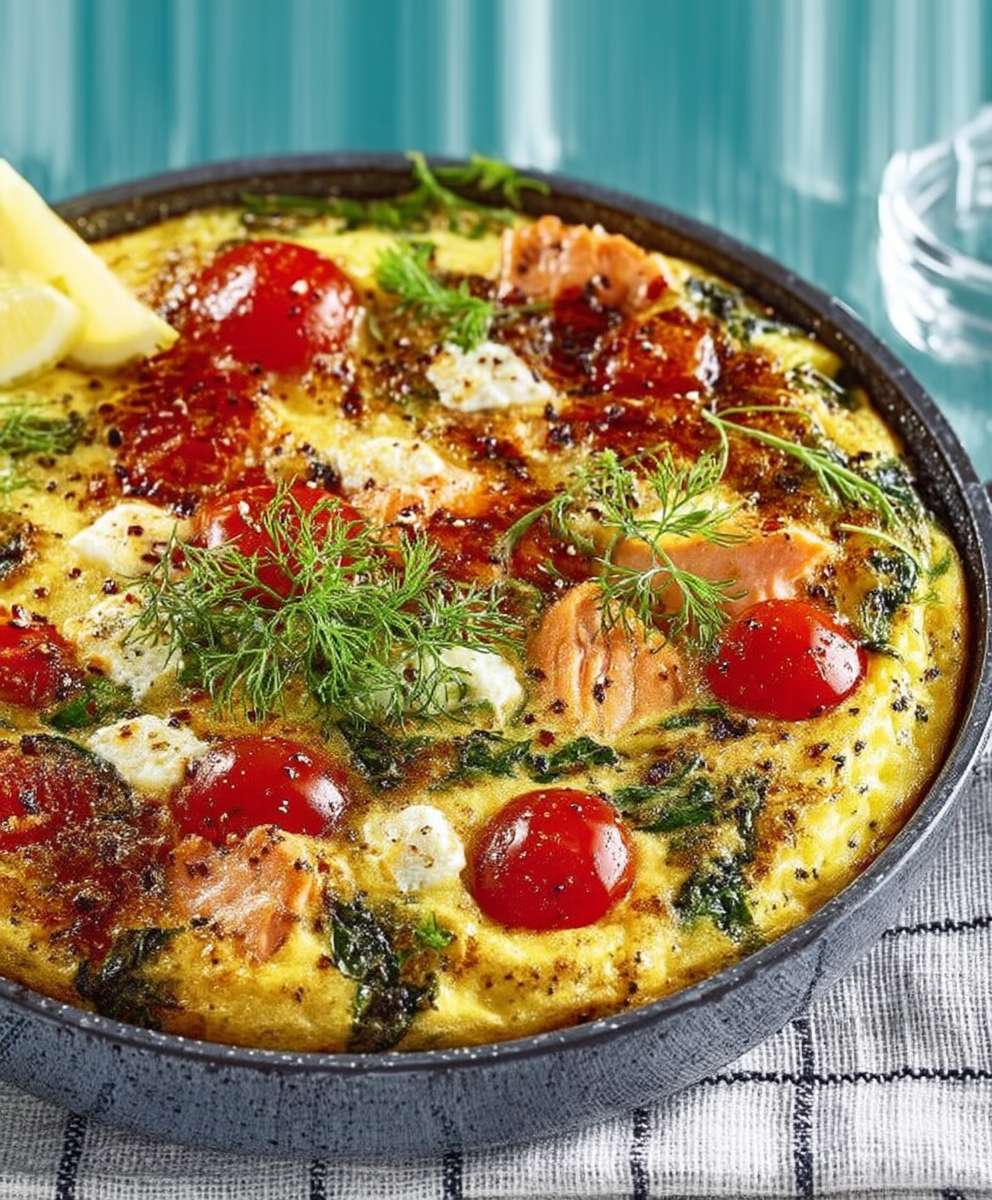 Frittata au saumon