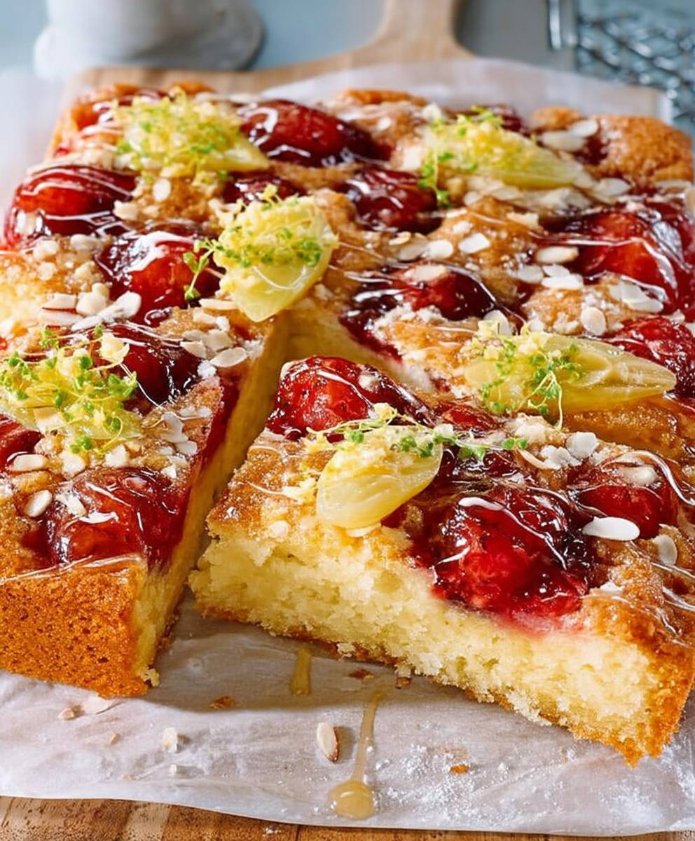 Gateau aux groseilles facile
