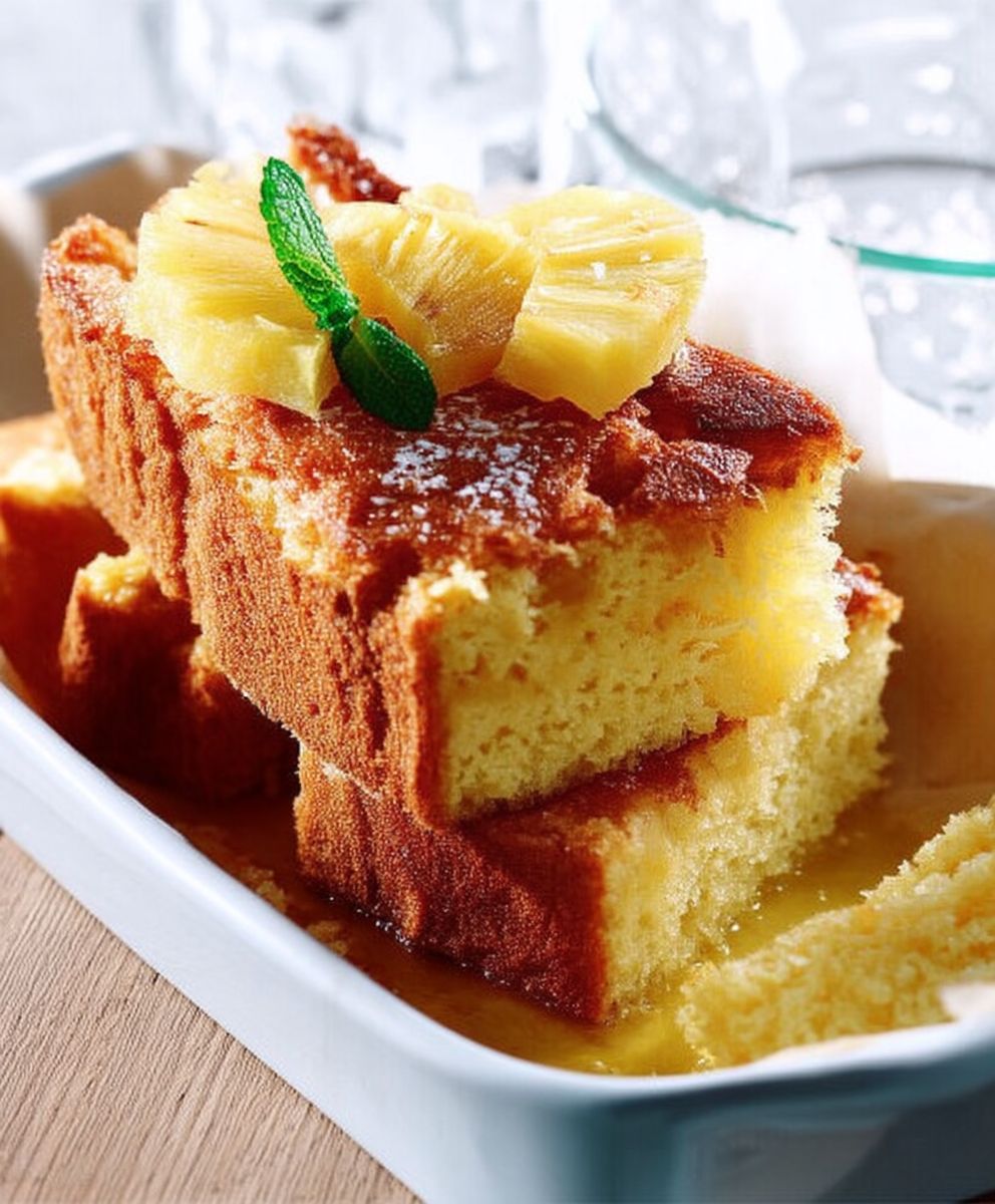 Gateau ananas rhum facile