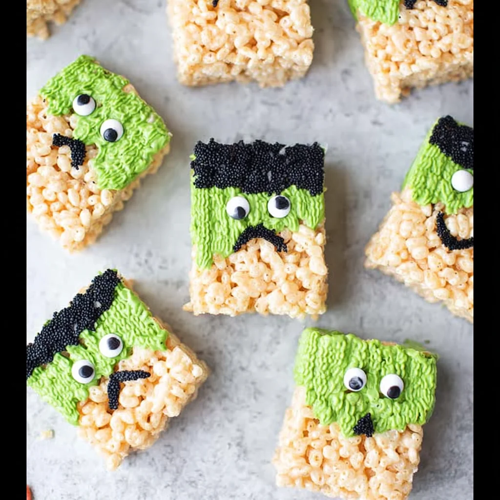 Recette Facile : Carrés Rice Krispies Halloween Effrayants