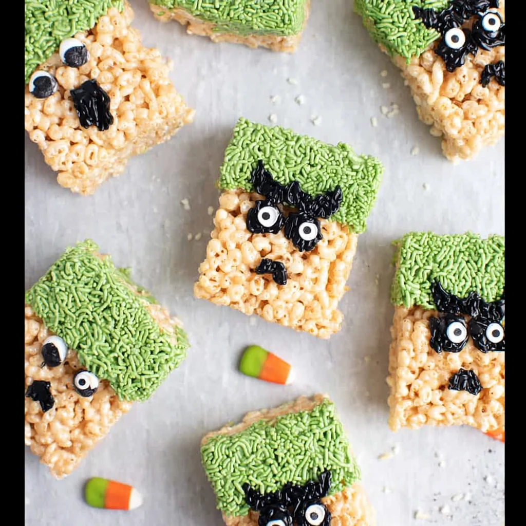 Recette Facile : Carrés Rice Krispies Halloween Effrayants