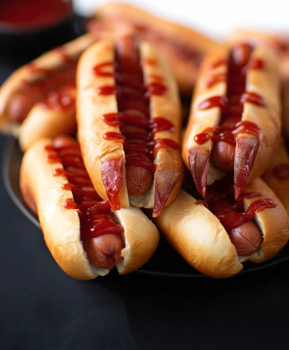 Hot Dogs Doigts Coupés Sanglants pour Halloween : Frissons!