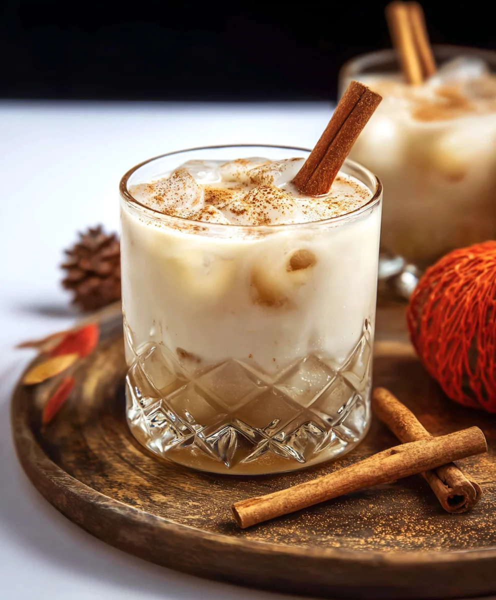 Thanksgiving: Mocktail White Russian Épices Citrouille