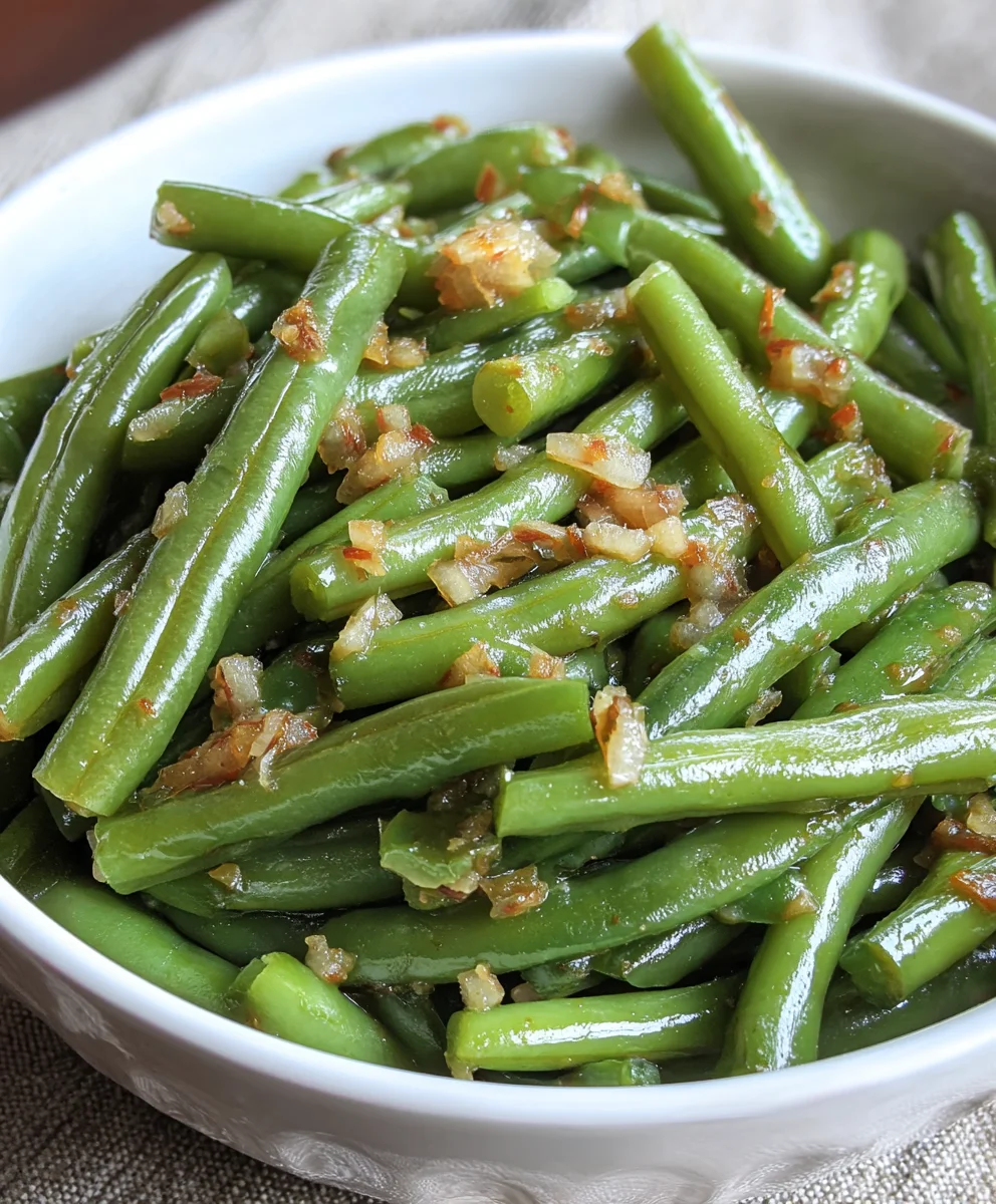 Haricots Verts du Sud Irrésistibles : Le Bonheur du Repas