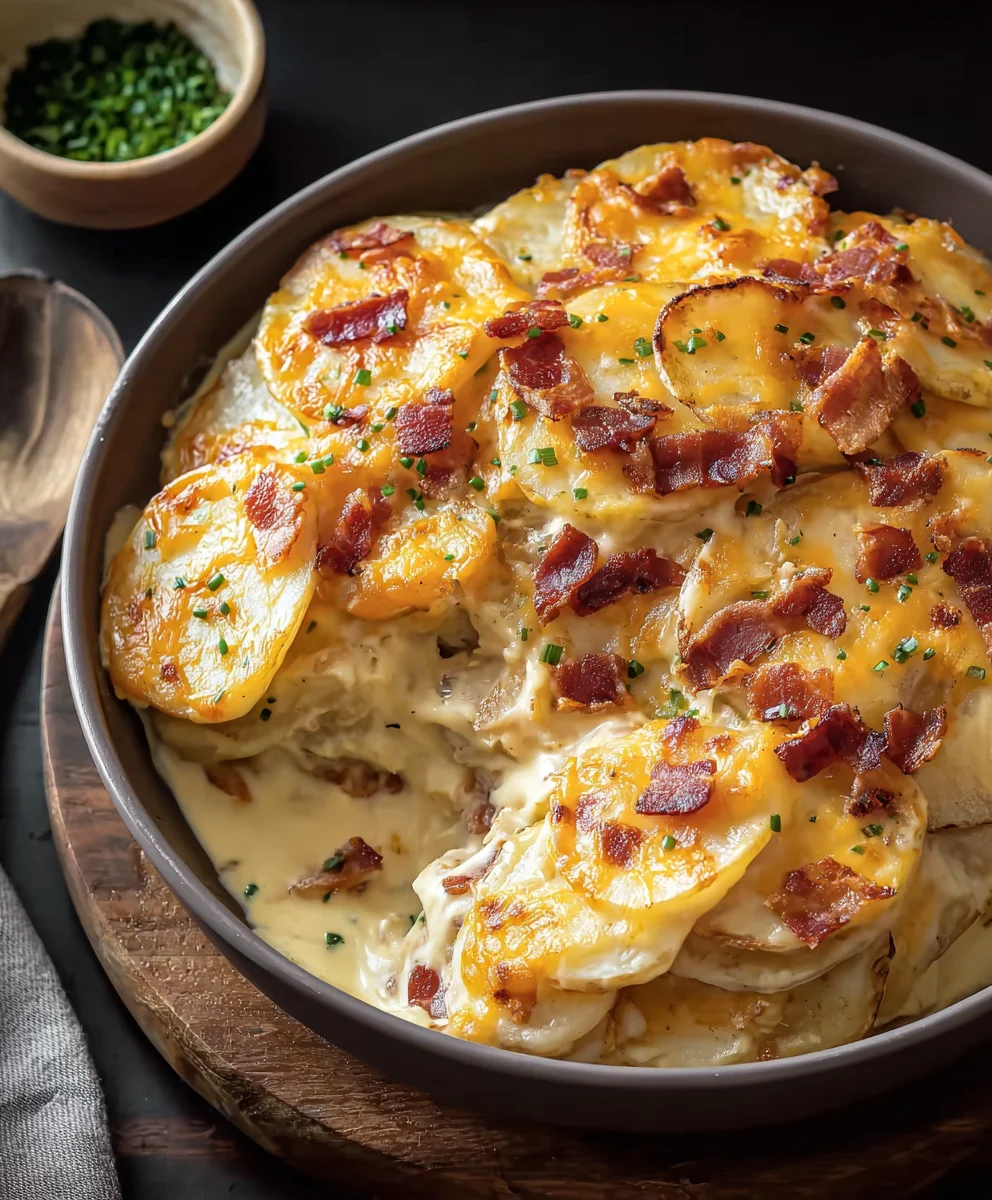 Gratin de Pommes de Terre au Jambon de Bœuf