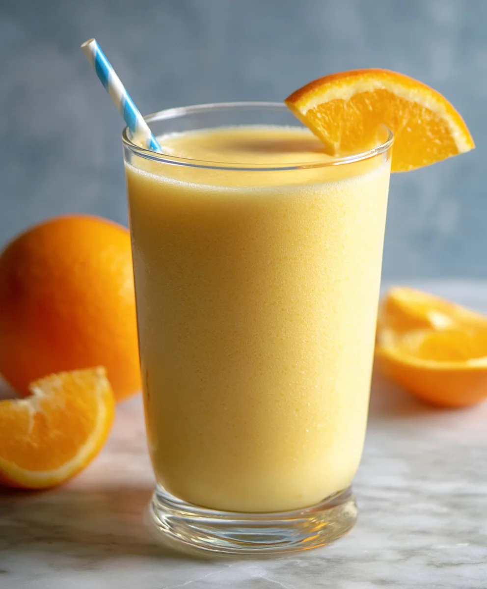 Recette Smoothie Orange Julius Rafraîchissant Tropical