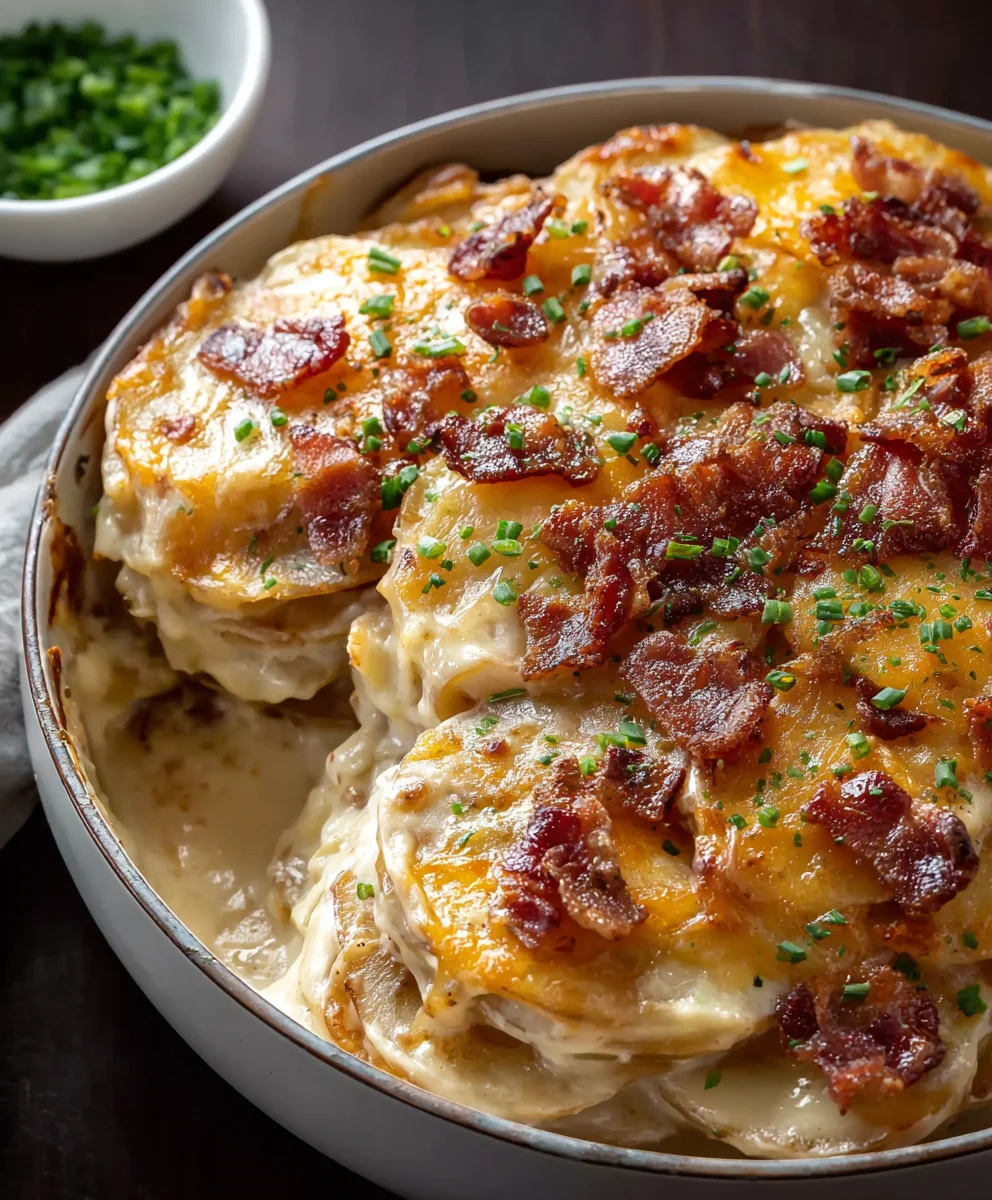 Gratin de Pommes de Terre au Jambon de Bœuf : Recette Facile
