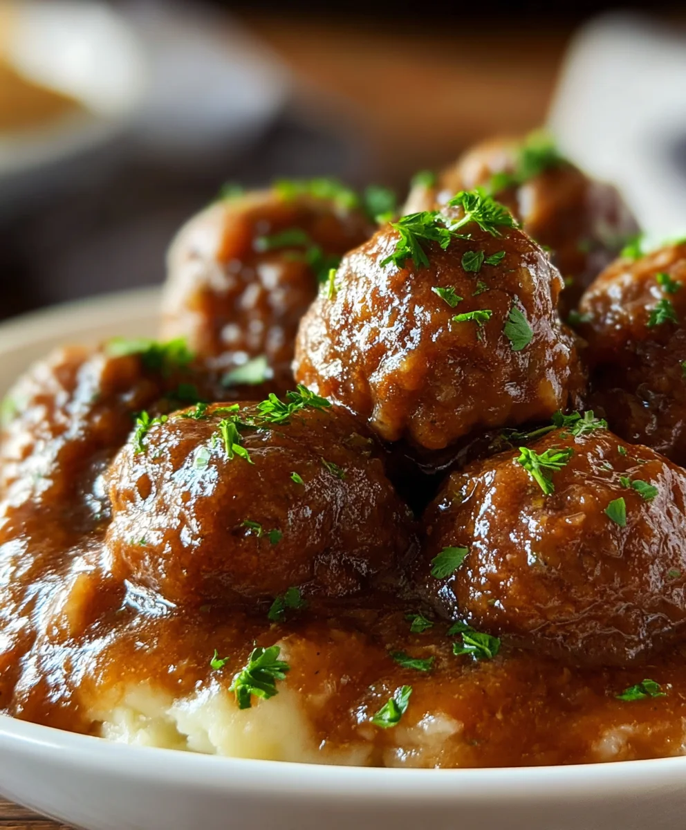 Boulettes Boeuf Mijoteuse Saveur Oignon à la Française
