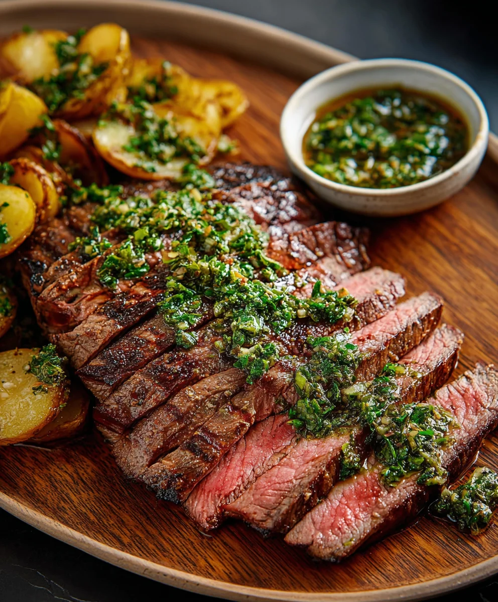 Flank Steak au Chimichurri : saveur argentine en min