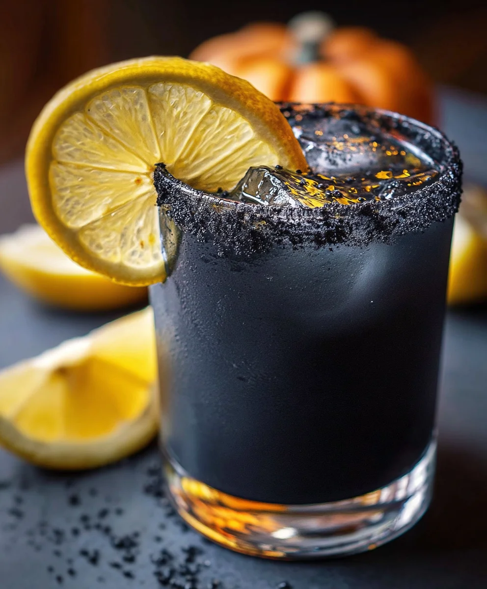 Citronnade Noire Charbon Végétal Activé pour Halloween