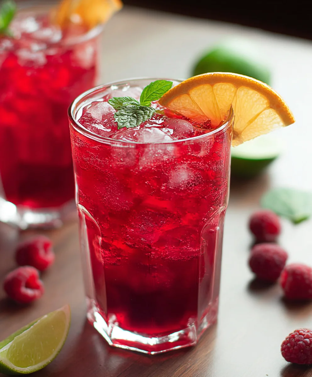 Thé Glacé Hibiscus : Boisson Estivale Sans Alcool Ultra Fraîche