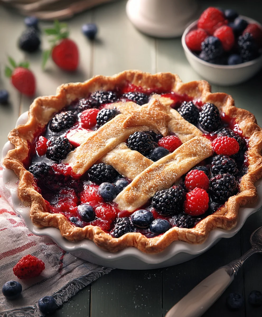 Tarte aux Fruits Rouges Mélangés : Recette Facile & Gourmande