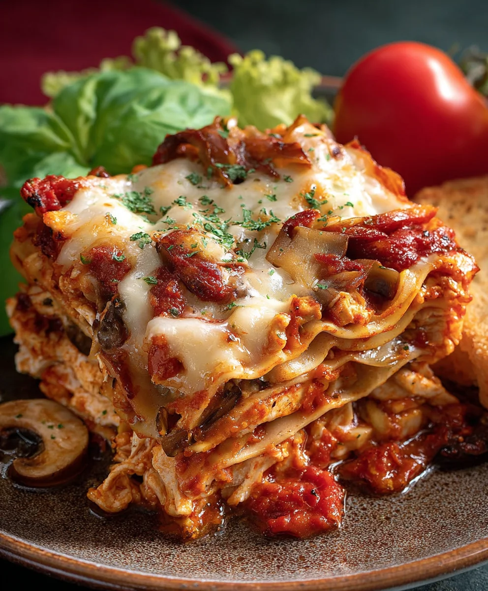 Lasagne Végane Façon Poulet Irrésistible: Goût Incroyable!