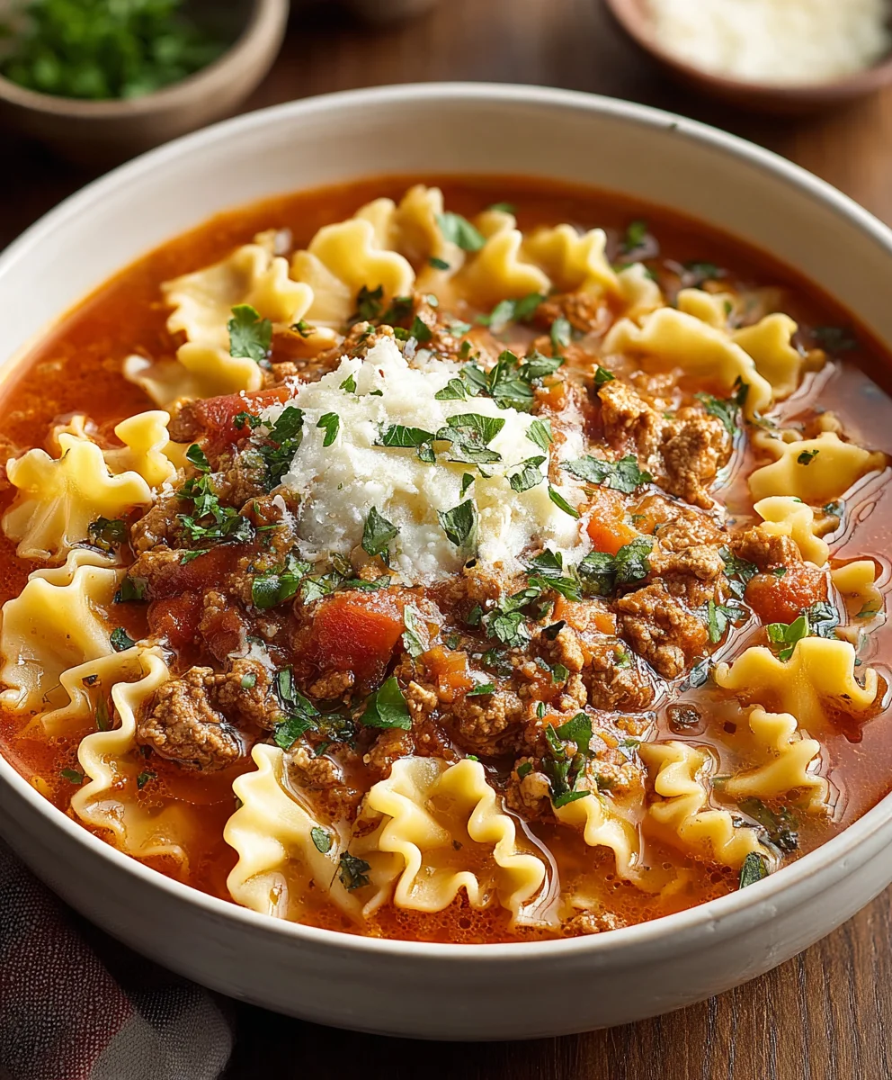 Soupe Lasagnes au Bœuf : Confort Food Idéale, Facile & Rapide