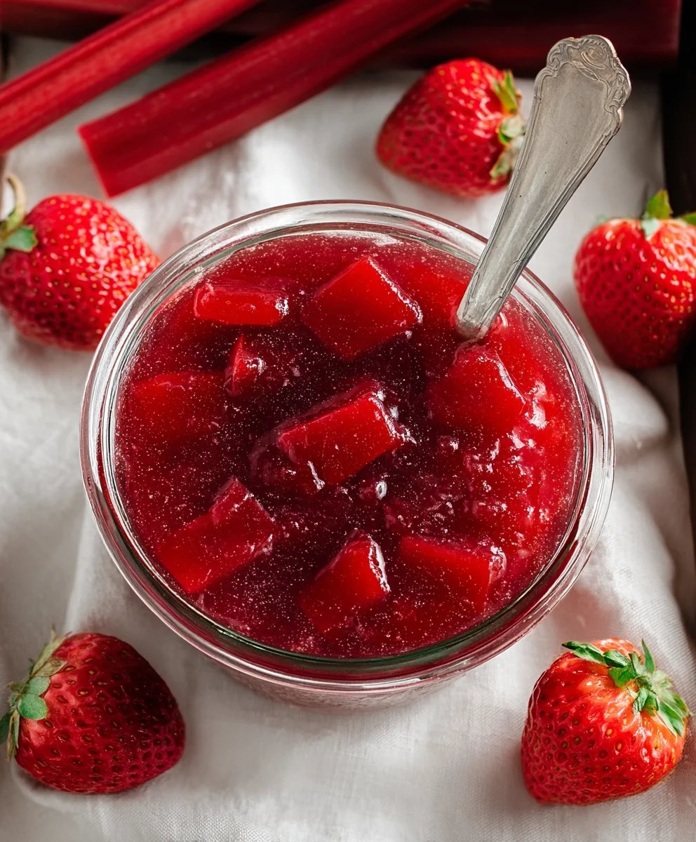 Recette Confiture Rhubarbe Fraise : Délice Sucré à Essayer !