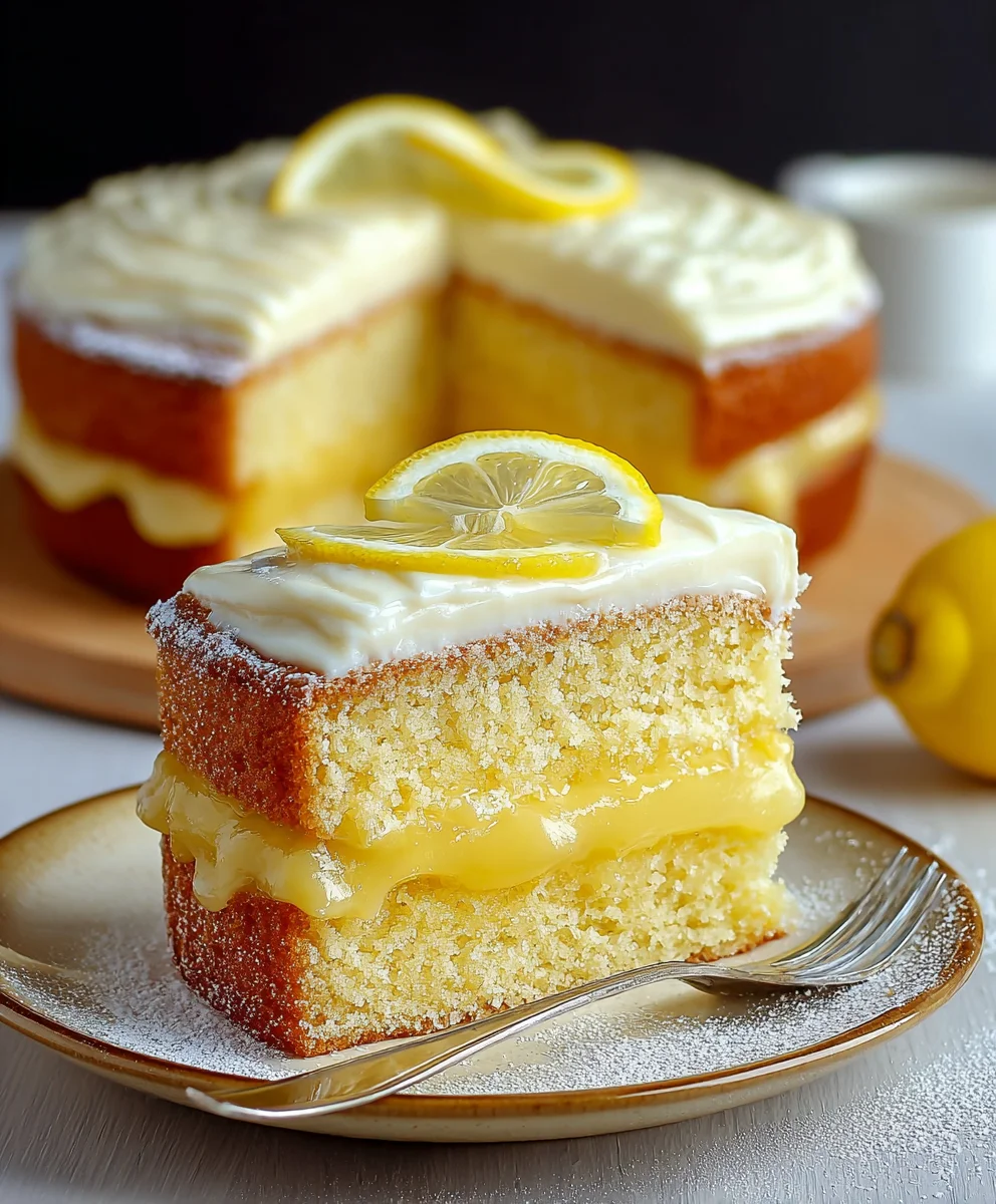 Le meilleur Gâteau au Lemon Curd : Recette simple et savoureuse