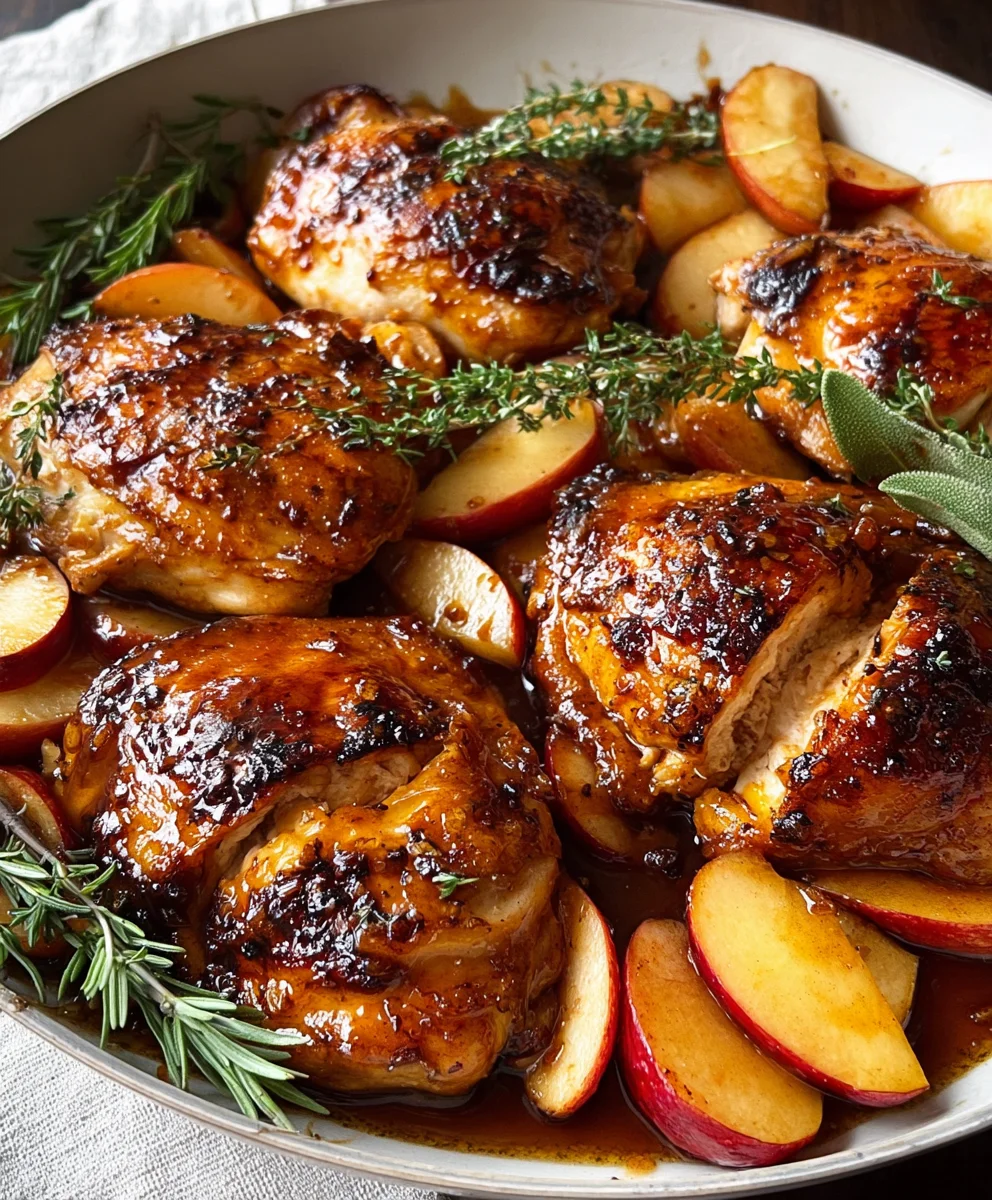 Poulet Glacé au Cidre de Pomme : Repas d'Automne Irrésistible