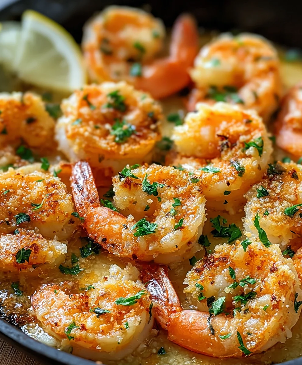 Irrésistibles Crevettes Ail & Parmesan au Four Facile