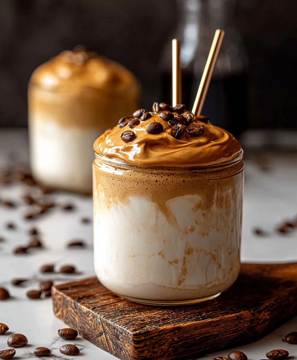 Café Dalgona Irrésistible : Crème Fouettée Maison Divine