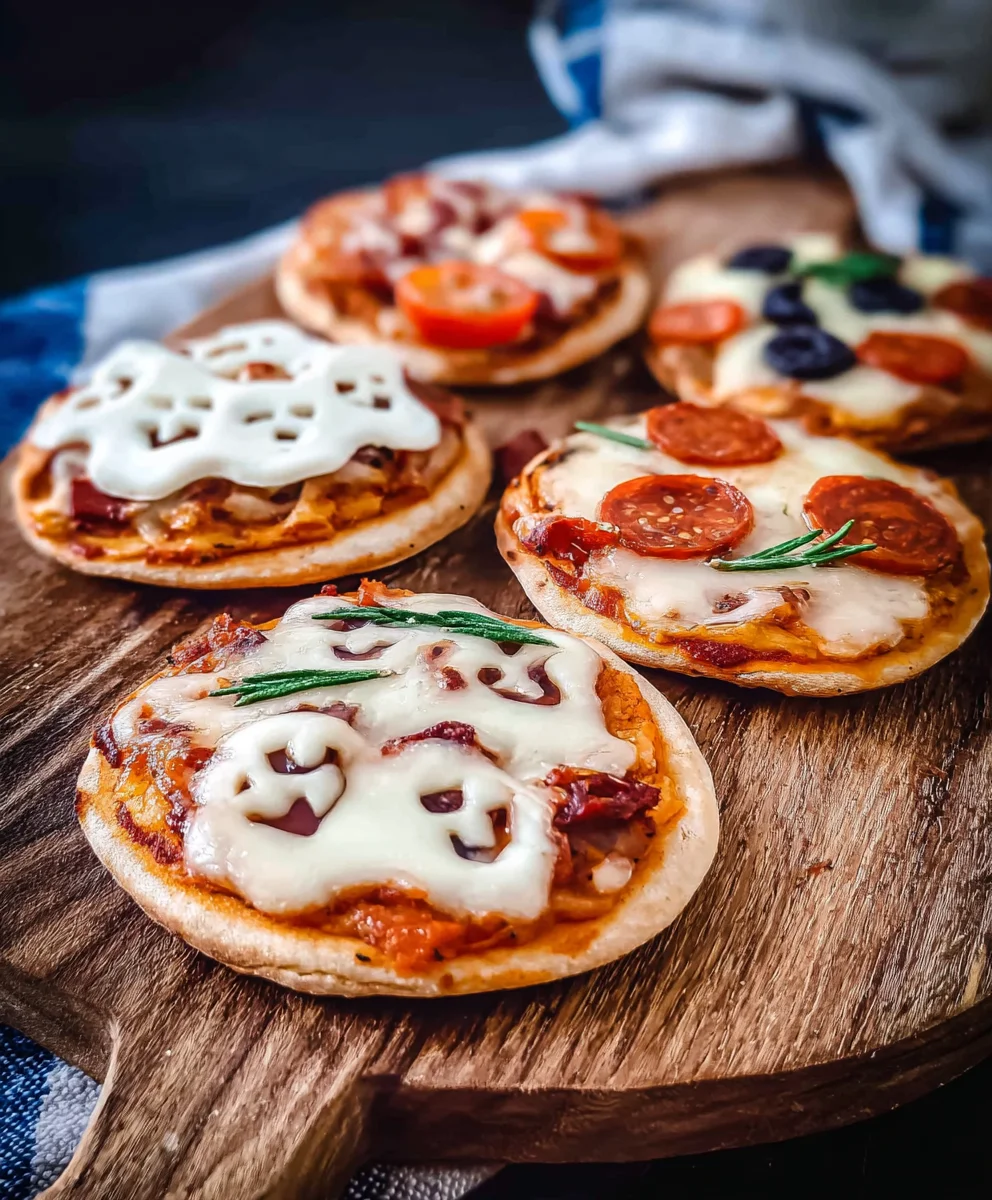 Mini Pizzas Halloween Faciles : Recette Effrayante & Simple