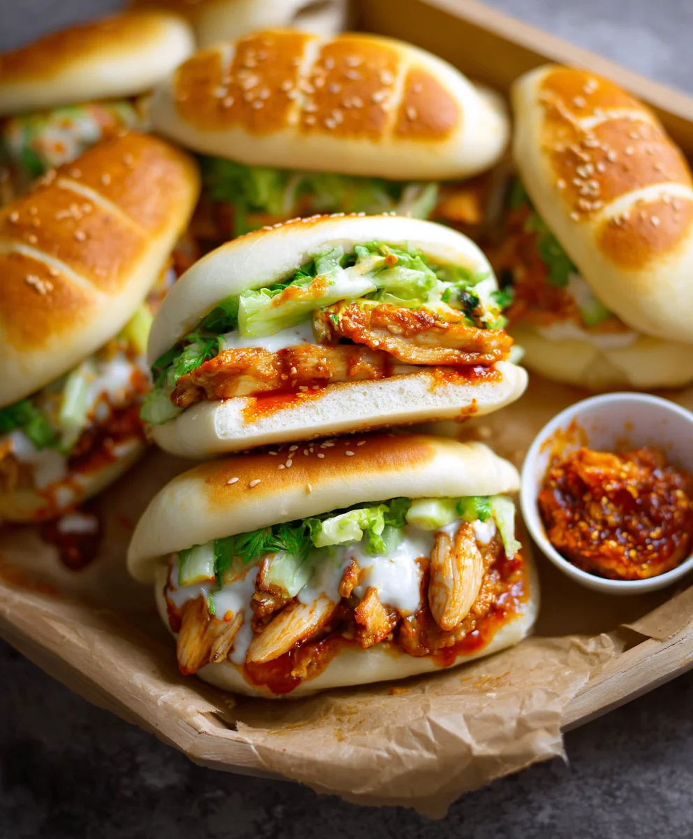 Brioches au poulet & fromage Dynamite : explosion de goût