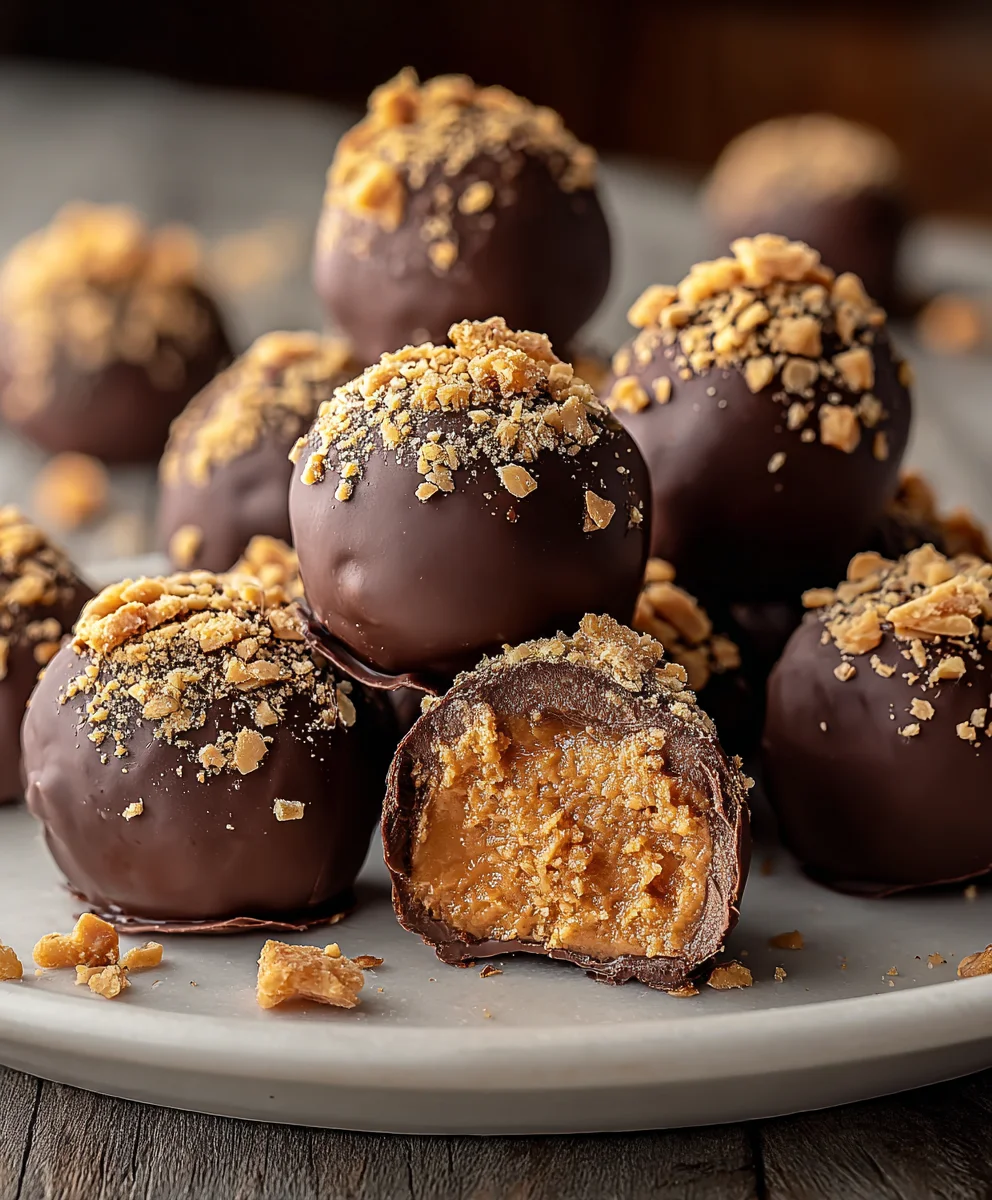 Préparez des Boules Butterfinger Croustillantes et Délicieuses