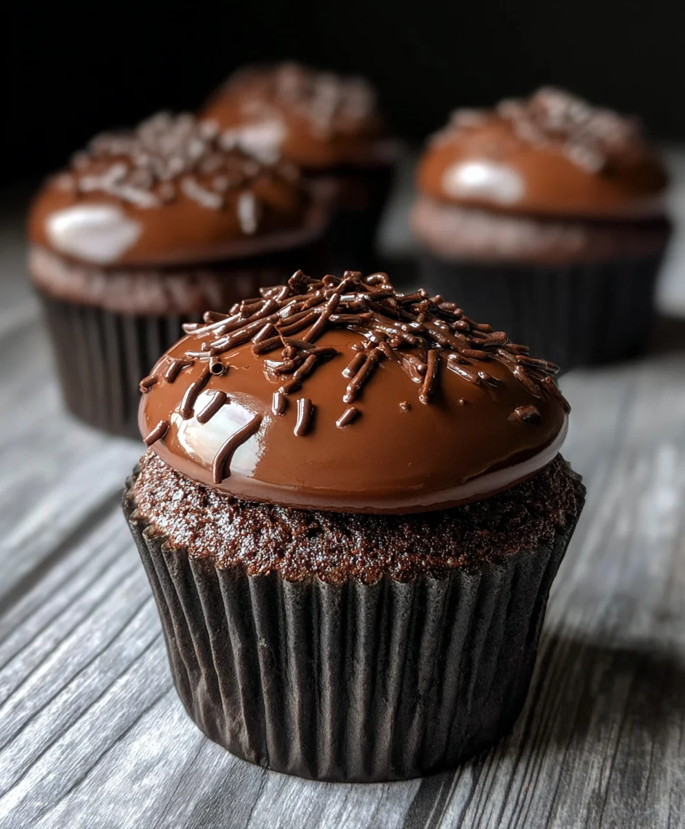 Recette Cupcakes Ganache Chocolat : Fondant et Irrésistible !