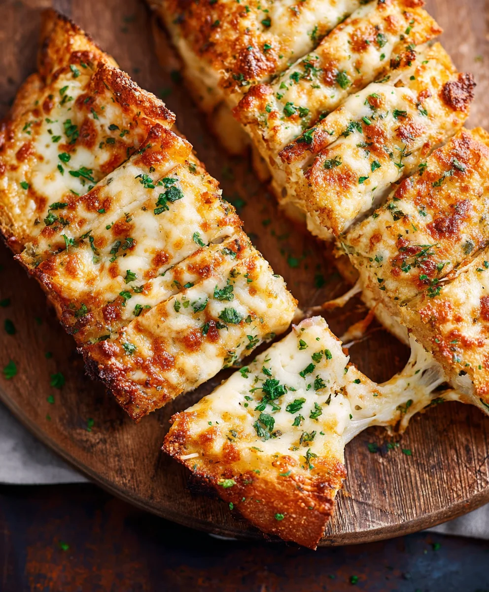 Recette Ultime : Le Meilleur Pain à l'Ail Gratiné au Fromage