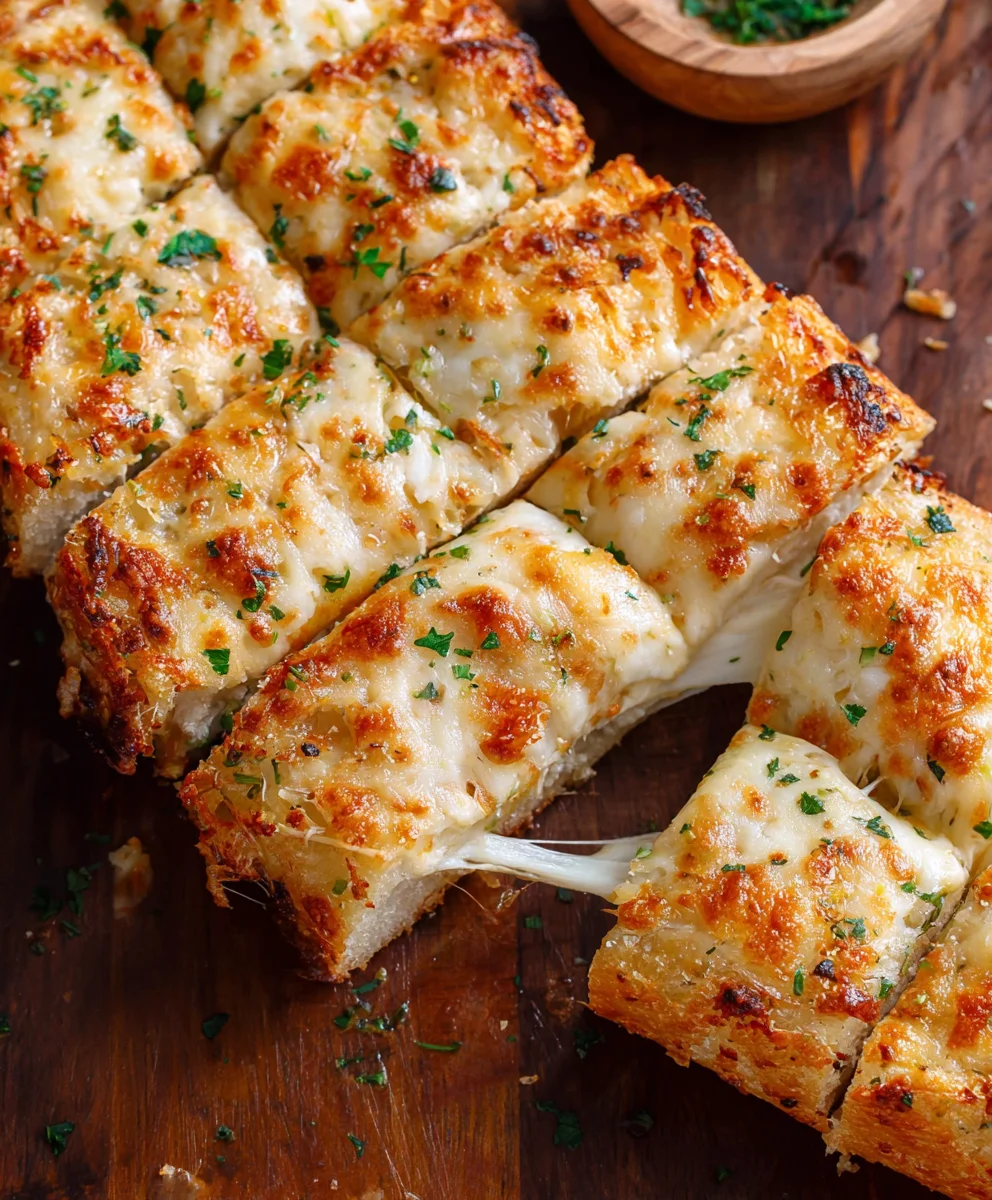 Recette Ultime : Le Meilleur Pain à l'Ail Gratiné au Fromage