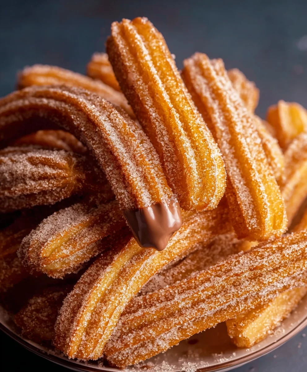 Churros Croustillants à la Friteuse à Air : Recette Express