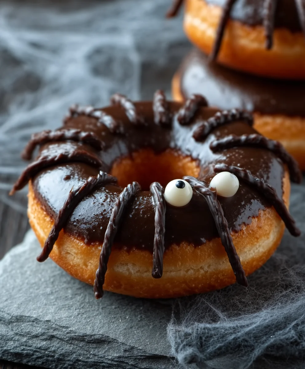 Donuts araignée d'Halloween: la recette qui va vous régaler !