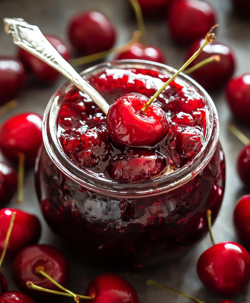 Délicieuse Confiture de Cerises Fraîches pour Gourmands