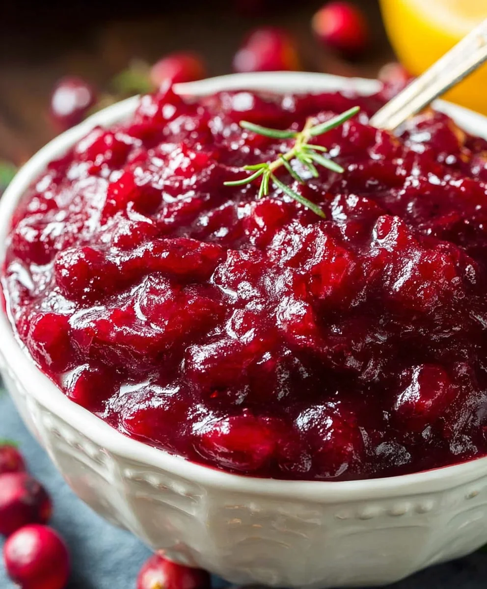 L'incontournable Sauce Canneberges des Fêtes : Recette Facile
