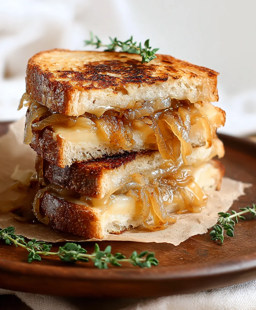 Grilled Cheese Pomme & Oignon Caramélisé Irrésistible