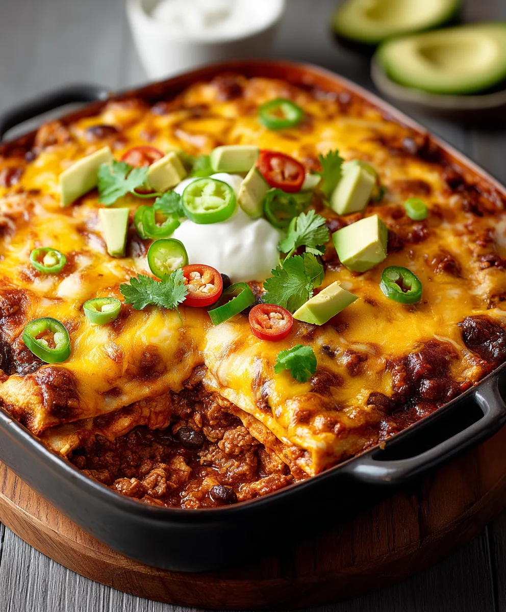 Enchiladas de Dinde Rapides : Le Gratin Parfait et Facile
