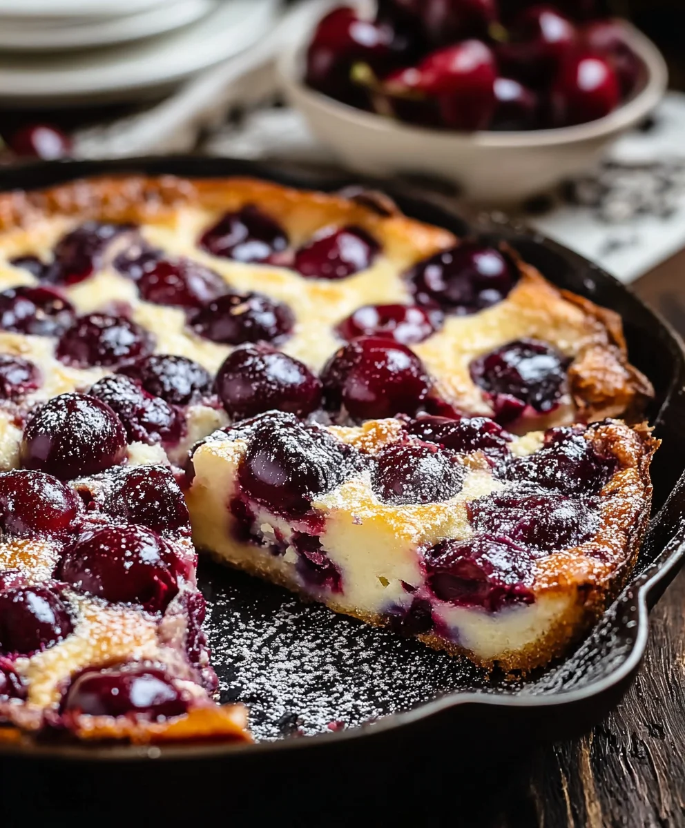 Recette de Clafoutis aux Cerises Fraîches Irrésistible